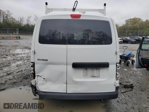 2016 Nissan NV200 S with VIN 3N6CM0KN4GK698641, listed as a Copart auction lot 52036045 with Not Provided miles and Salvage Title. Bid and sale history available at carsss.com. Image 6.