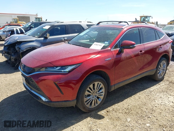2021 Toyota Venza LE with VIN JTEAAAAH7MJ010144, listed as a IAAI auction lot 41807941 with 19,724 mi miles and . Bid and sale history available at carsss.com. Image 17.