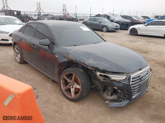 2017 Audi A4 Season of Audi ultra Premium with VIN WAUKMAF4XHN055287, listed as a IAAI auction lot 41539840 with 84,084 mi miles. Bid and sale history available at carsss.com. Image 1.