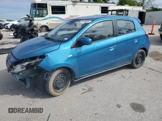 2021 Mitsubishi Mirage ES with VIN ML32AUHJ9MH006495, listed as a Copart auction lot 54546055 with 78,056 mi miles and Clean title. Bid and sale history available at DreamBid. Image 1.