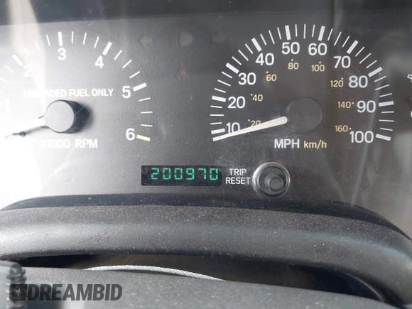 1999 Jeep Cherokee Sport with VIN 1J4FF68S8XL533881, listed as a IAAI auction lot 41947085 with 200,970 mi miles and . Bid and sale history available at DreamBid. Image 7.
