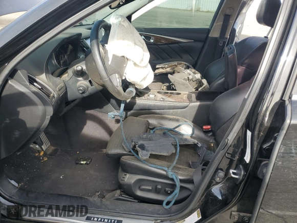 2015 Infiniti Q50 Premium with VIN JN1BV7AP5FM331451, listed as a Copart auction lot 63052025 with Not provided miles and Salvage title. Bid and sale history available at DreamBid. Image 7.