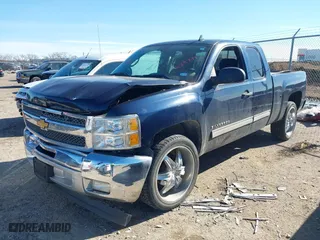 2012 Chevrolet Silverado 1500 LT with VIN 1GCRCSE01CZ169382, listed as a IAAI auction lot 41291794 with 153,202 mi miles. Bid and sale history available at carsss.com. Image 2.