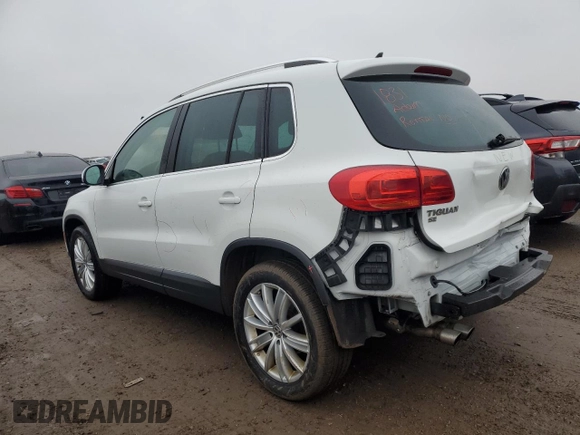 2016 Volkswagen Tiguan R-Line with VIN WVGBV7AX1GW543312, listed as a Copart auction lot 86631444 with 78,335 mi miles and Salvage Title. Bid and sale history available at DreamBid. Image 2.