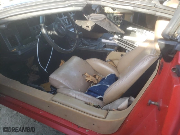 1986 Chevrolet Corvette with VIN 1G1YY678XG5901747, listed as a Copart auction lot 78588334 with 0 mi miles and Salvage Title. Bid and sale history available at carsss.com. Image 7.