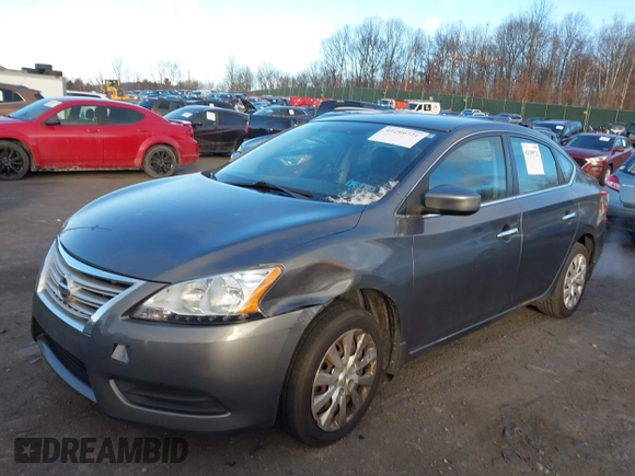 2015 Nissan Sentra SV with VIN 3N1AB7AP6FL645155, listed as a IAAI auction lot 41299721 with 203,064 mi miles and . Bid and sale history available at DreamBid. Image 2.