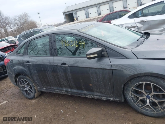 2017 Ford Focus SEL with VIN 1FADP3H27HL221776, listed as a IAAI auction lot 41631699 with 176,424 mi miles. Bid and sale history available at carsss.com. Image 14.