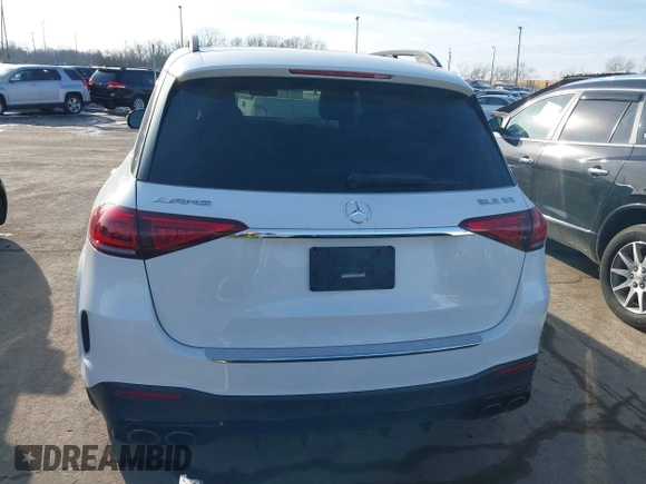 2021 Mercedes-Benz GLE 53 AMG with VIN 4JGFB6BB0MA262697, listed as a IAAI auction lot 41651486 with 52,111 mi miles and . Bid and sale history available at DreamBid. Image 17.