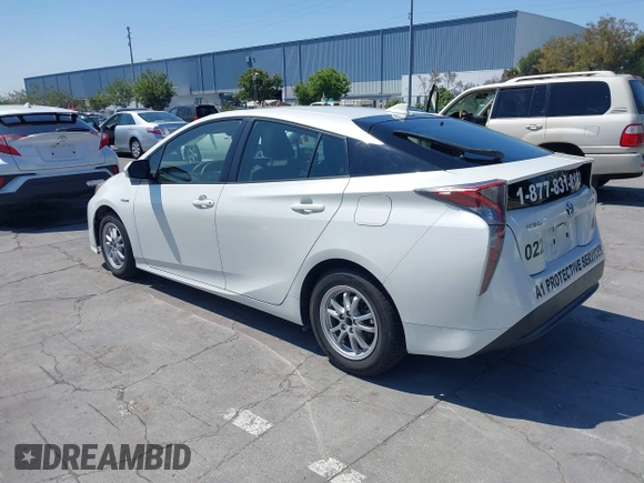 2017 Toyota Prius Two with VIN JTDKBRFU8H3034280, listed as a IAAI auction lot 42645785 with 127,553 mi miles and . Bid and sale history available at DreamBid. Image 3.