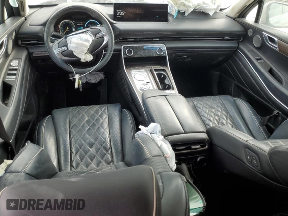 2022 Genesis GV80 with VIN KMUHCESC0NU084316, listed as a Copart auction lot 51074605 with 56,261 mi miles and Non Repairable. Bid and sale history available at DreamBid. Image 8.