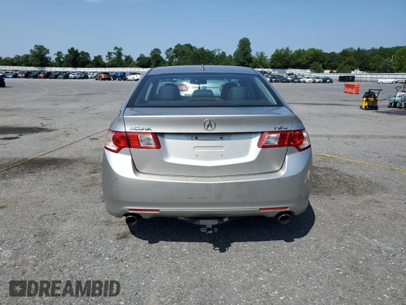 2010 Acura TSX with VIN JH4CU2F62AC023206, listed as a Copart auction lot 62390285 with Not provided miles and Salvage title. Bid and sale history available at DreamBid. Image 6.