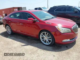 2014 Buick LaCrosse Leather with VIN 1G4GB5G3XEF213995, listed as a IAAI auction lot 41887715 with 106,577 mi miles. Bid and sale history available at carsss.com. Image 1.