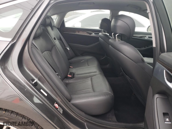 2018 Genesis G80 3.8L with VIN KMHGN4JE2JU223020, listed as a Copart auction lot 36755974 with 132,785 mi miles. Bid and sale history available at carsss.com. Image 10.