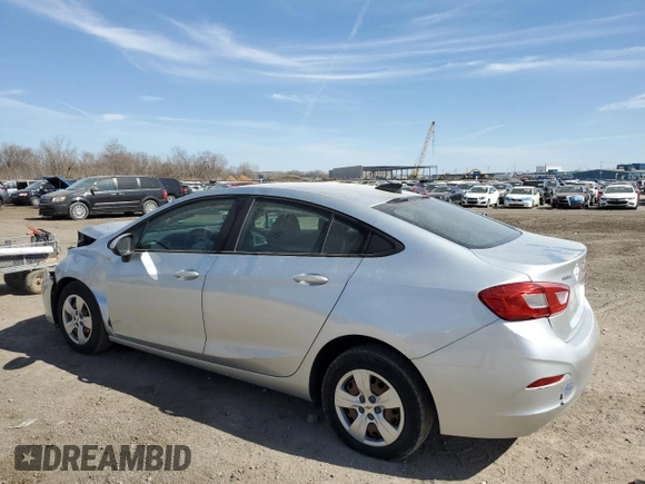 2018 Chevrolet Cruze LS with VIN 1G1BC5SM2J7189166, listed as a Copart auction lot 49419595 with 179,118 mi miles and Salvage Title. Bid and sale history available at DreamBid. Image 2.