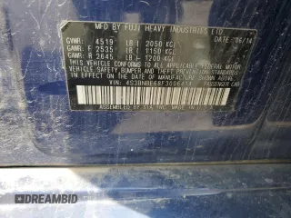 2015 Subaru Legacy Premium with VIN 4S3BNBE68F3006414, listed as a Copart auction lot 58781325 with 162,016 mi miles and Salvage title. Bid and sale history available at DreamBid. Image 12.