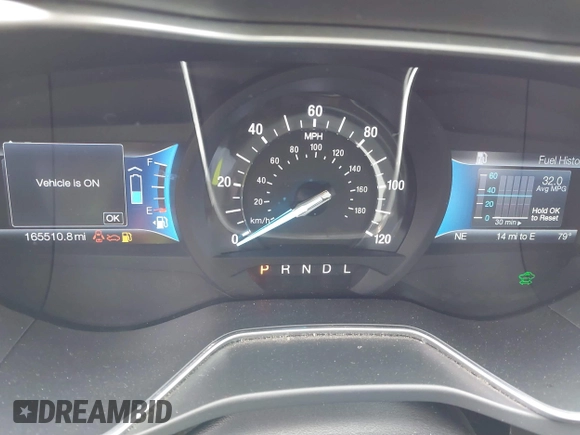 2016 Ford Fusion SE Hybrid with VIN 3FA6P0LU5GR235241, listed as a IAAI auction lot 41697504 with 165,510 mi miles. Bid and sale history available at carsss.com. Image 7.