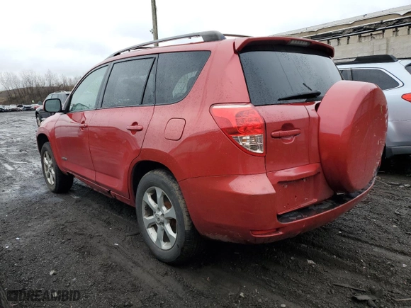 2008 Toyota RAV4 Ltd with VIN JTMBD31V186068969, listed as a Copart auction lot 51939175 with 176,919 mi miles and Salvage Title. Bid and sale history available at carsss.com. Image 2.