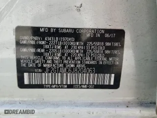 2018 Subaru Crosstrek Limited with VIN JF2GTAMC6J8204063, listed as a Copart auction lot 49042835 with 59,412 mi miles and Salvage Title. Bid and sale history available at carsss.com. Image 14.
