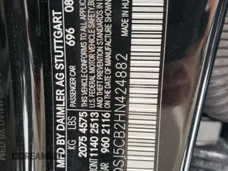 2017 Mercedes-Benz CLA 45 AMG with VIN WDDSJ5CB2HN424882, listed as a Copart auction lot 46393955 with 49,468 mi miles and Salvage Title. Bid and sale history available at DreamBid. Image 12.