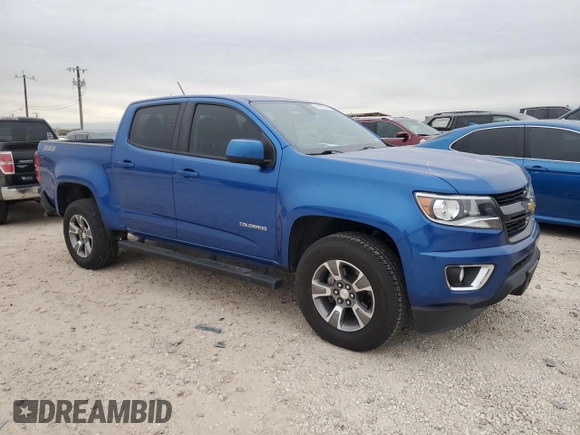 2019 Chevrolet Colorado 2WD Z71 with VIN 1GCGSDEN7K1290576, listed as a Copart auction lot 83950444 with 68,045 mi miles and Salvage Title. Bid and sale history available at carsss.com. Image 4.