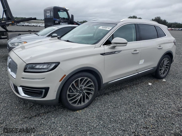 2019 Lincoln Nautilus Reserve with VIN 2LMPJ6LP3KBL60971, listed as a Copart auction lot 74008614 with 41,072 mi miles and Non Repairable. Bid and sale history available at carsss.com. Image 1.