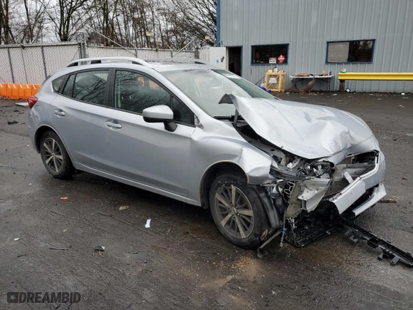 2019 Subaru Impreza Premium with VIN 4S3GTAD63K3704348, listed as a Copart auction lot 86844474 with 26,723 mi miles and Salvage Title. Bid and sale history available at carsss.com. Image 4.