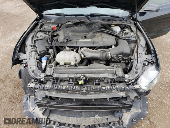2021 Ford Mustang GT Premium with VIN 1FATP8FF1M5103901, listed as a Copart auction lot 56490485 with 46,584 mi miles and Salvage title. Bid and sale history available at DreamBid. Image 11.