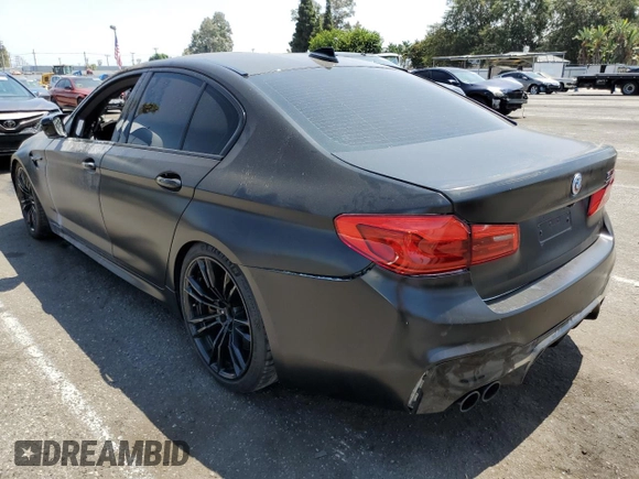 2020 BMW M5 Competition with VIN WBSJF0C02LB449079, listed as a Copart auction lot 68273734 with 0 mi miles and Salvage Title. Bid and sale history available at carsss.com. Image 2.