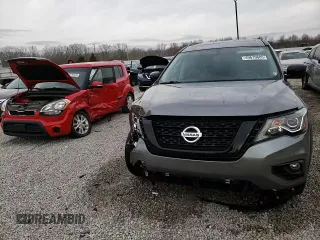 2020 Nissan Pathfinder SL z VIN 5N1DR2CM1LC590967, wystawiony jako Copart lot #49619805 z przebiegiem 43 165 mil mil oraz Szkoda całkowita • Salvage title. Historia ofert i sprzedaży dostępna na DreamBid. Obrazek 14.