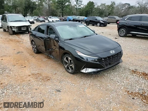 2021 Hyundai Elantra Limited with VIN KMHLP4AGXMU152289, listed as a Copart auction lot 46085895 with 96,977 mi miles and Salvage Title. Bid and sale history available at DreamBid. Image 11.