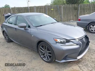 2015 Lexus IS 250 with VIN JTHCF1D25F5029646, listed as a IAAI auction lot 42170729 with 84,509 mi miles and . Bid and sale history available at DreamBid. Image 1.