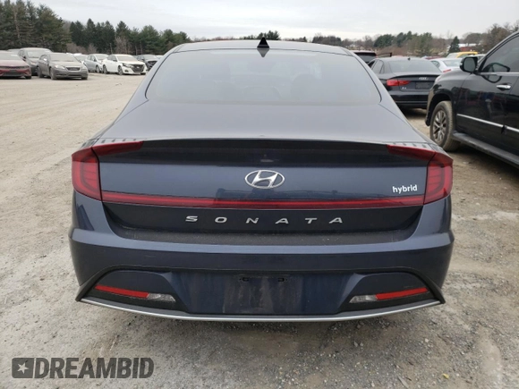 2020 Hyundai Sonata Hybrid Ultimate with VIN KMHL34JJ6LA015602, listed as a Copart auction lot 44443473 with 54,820 mi miles. Bid and sale history available at carsss.com. Image 6.