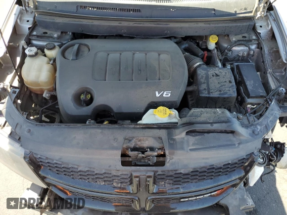 2017 Dodge Journey SXT z VIN 3C4PDCBG7HT547666, wystawiony jako Copart lot #57987875 z przebiegiem 124 484 mil mil oraz Szkoda całkowita • Salvage title. Historia ofert i sprzedaży dostępna na DreamBid. Obrazek 12.
