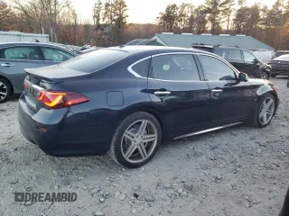 2017 Infiniti Q70 3.7 with VIN JN1BY1PR8HM210249, listed as a Copart auction lot 81218354 with 161,419 mi miles and Salvage title. Bid and sale history available at DreamBid. Image 3.