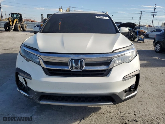 2019 Honda Pilot Touring 8-Passenger with VIN 5FNYF5H94KB015395, listed as a Copart auction lot 45689915 with 0 mi miles and Salvage Title. Bid and sale history available at carsss.com. Image 5.