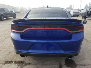 2021 Dodge Charger Scat Pack with VIN 2C3CDXGJ4MH570369, listed as a Copart auction lot 83519714 with 81,261 mi miles and Salvage Title. Bid and sale history available at DreamBid. Image 6.