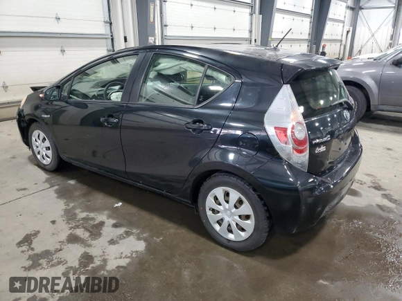 2012 Toyota Prius One with VIN JTDKDTB32C1525842, listed as a Copart auction lot 50575365 with 124,110 mi miles and Salvage Title. Bid and sale history available at DreamBid. Image 2.
