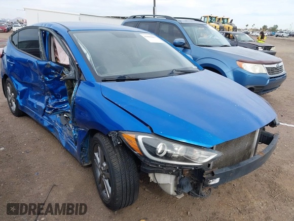 2018 Hyundai Elantra SEL with VIN 5NPD84LF9JH380476, listed as a IAAI auction lot 41800483 with 60,289 mi miles. Bid and sale history available at carsss.com. Image 6.