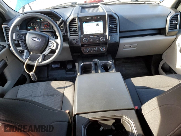 2018 Ford F-150 XL with VIN 1FTEX1EP1JFA25629, listed as a Copart auction lot 45557075 with 41,077 mi miles and Salvage Title. Bid and sale history available at carsss.com. Image 8.