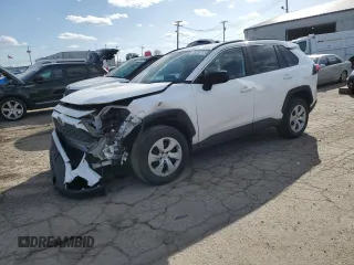 2019 Toyota RAV4 LE with VIN 2T3F1RFV5KC010487, listed as a Copart auction lot 47441605 with 123,842 mi miles and Clean Title. Bid and sale history available at carsss.com. Image 1.