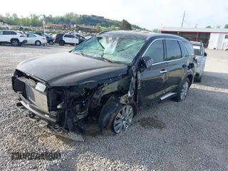 2025 Hyundai Palisade SEL z VIN KM8R24GE9SU861372, wystawiony jako IAAI lot #42079649 z przebiegiem 13 813 mil mil oraz . Historia ofert i sprzedaży dostępna na DreamBid. Obrazek 2.