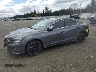 2020 Acura ILX w/Premium/A-SPEC Pkg with VIN 19UDE2F81LA003713, listed as a Copart auction lot 52023315 with 47,893 mi miles and Salvage Title. Bid and sale history available at carsss.com. Image 1.