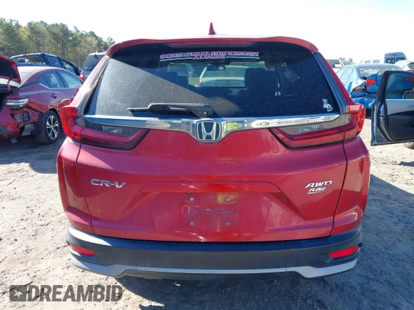 2020 Honda CR-V EX with VIN 5J6RW2H57LL011527, listed as a IAAI auction lot 41886326 with 84,959 mi miles. Bid and sale history available at carsss.com. Image 16.