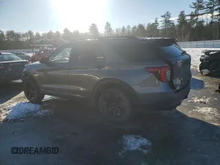 2023 Ford Explorer ST with VIN 1FM5K8GC7PGC12499, listed as a Copart auction lot 43004895 with 9,485 mi miles and Salvage Title. Bid and sale history available at carsss.com. Image 2.