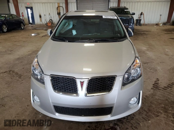 2009 Pontiac Vibe GT with VIN 5Y2SR67049Z428654, listed as a Copart auction lot 78373154 with 158,505 mi miles and Clean Title. Bid and sale history available at carsss.com. Image 5.
