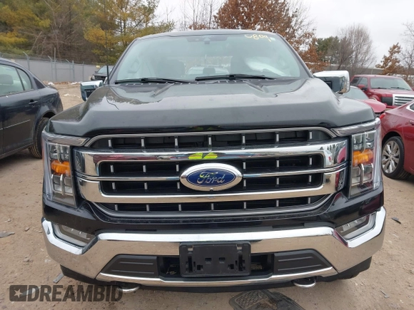2021 Ford F-150 XL with VIN 1FTFW1E80MFC23042, listed as a IAAI auction lot 41480809 with 1 mi miles. Bid and sale history available at carsss.com. Image 11.