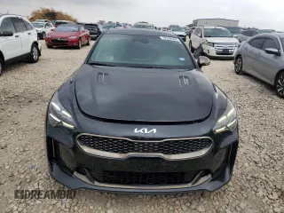 2022 Kia Stinger GT-Line with VIN KNAE35LD4N6106199, listed as a Copart auction lot 79139164 with 53,358 mi miles and Salvage Title. Bid and sale history available at DreamBid. Image 5.