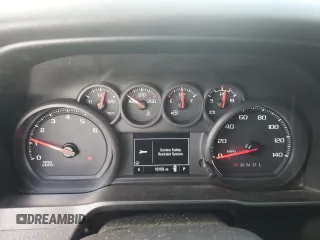 2020 Chevrolet Silverado 1500 Custom with VIN 3GCPWBEH9LG313667, listed as a Copart auction lot 82297064 with 19,158 mi miles and Salvage Title. Bid and sale history available at carsss.com. Image 9.