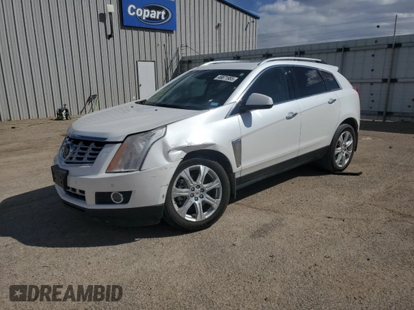 2014 Cadillac SRX Premium Collection z VIN 3GYFNGE32ES573872, wystawiony jako Copart lot #49871955 z przebiegiem 119 362 mil mil oraz Szkody całkowita. Historia ofert i sprzedaży dostępna na DreamBid. Obrazek 1.