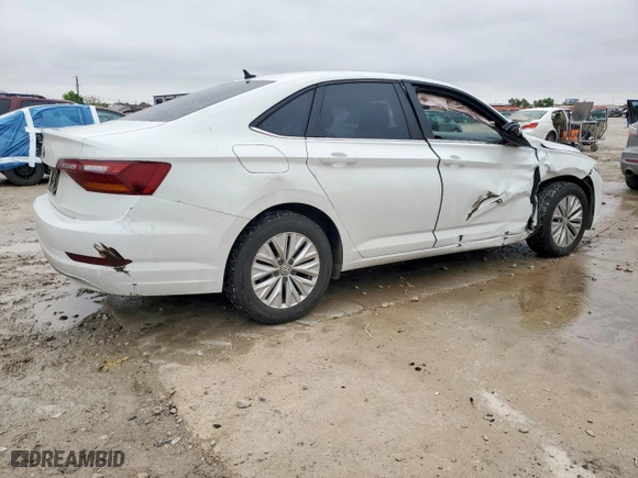 2019 Volkswagen Jetta S with VIN 3VWCB7BU3KM199641, listed as a Copart auction lot 52104155 with 57,006 mi miles and Salvage Title. Bid and sale history available at carsss.com. Image 3.